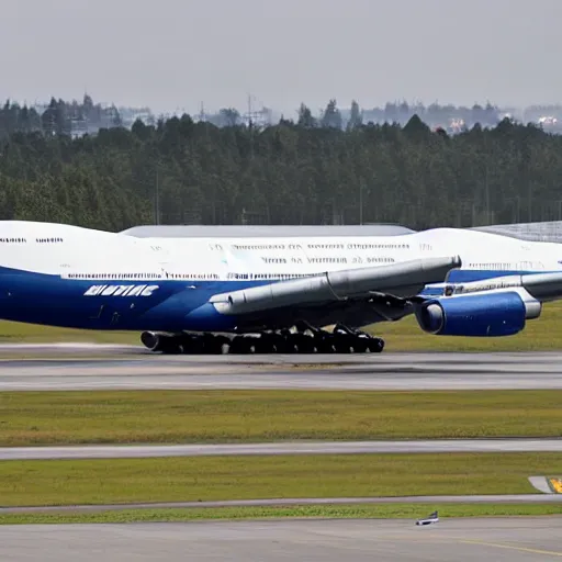 Prompt: boeing 7 4 7 airliner