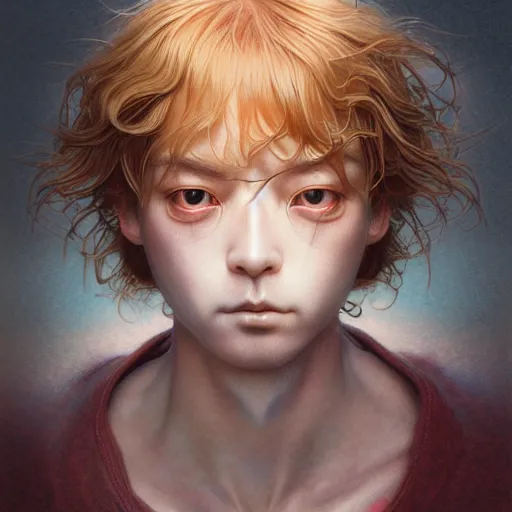 Image similar to prompt : 3 d render hyper real majestic soft light dramatic light portrait painted in miyazaki color style drawn by katsuhiro otomo and takato yamamoto, inspired by fables, china doll face, smooth face feature, intricate oil painting, high detail, sharp high detail, manga and anime 2 0 0 0