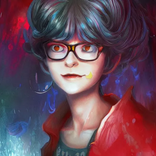 Image similar to Vriska Serket. Realistic digital art, 4K UHD V-Ray cinematic lighting, trending on artstation, homestuck art, by Seb McKinnon, by Naoko Takeuchi