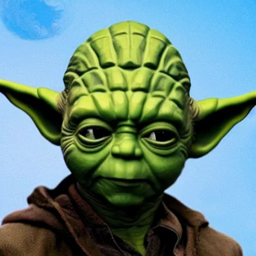 Image similar to Yoda merged with Johnny Depp