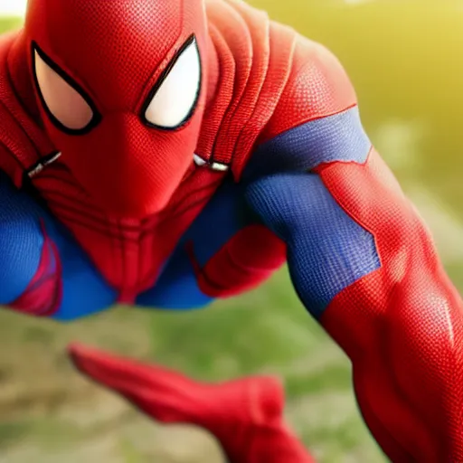 Image similar to Scarlet spider, 4k realistic photo