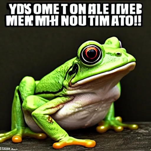 Image similar to frog mem, toad mem