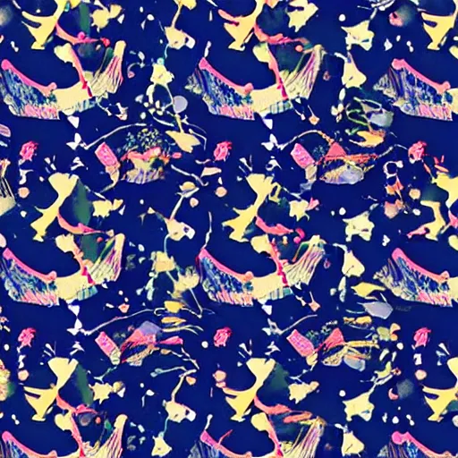 Image similar to Liminal space in outer space, fabric pattern