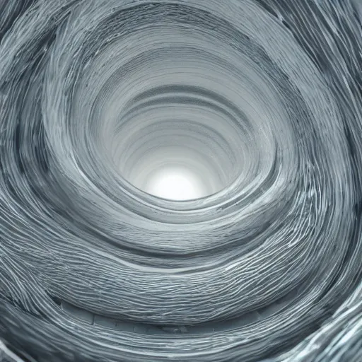 Image similar to hyperrealistic image of uniform laminar flow vortex shredding, by thomas eakes & xiang duan & mike judge, perfect symmetry, dim volumetric lighting, photorealistic, 8 k octane beautifully detailed render, post - processing, extremely hyper - detailed, intricate, epic composition, cinematic lighting, masterpiece, trending on artstation, incredibly detailed, stunning,