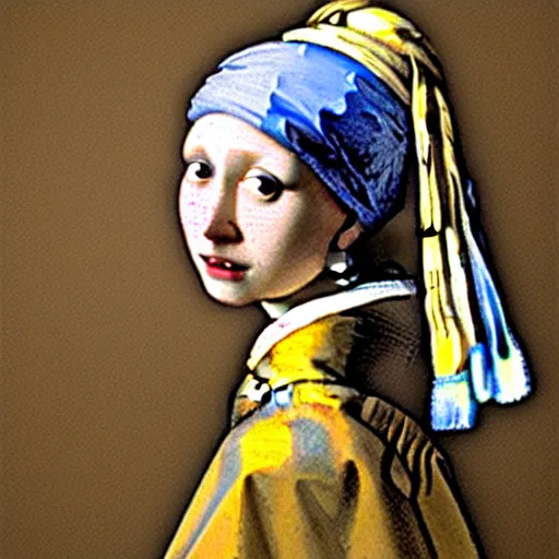 Prompt: Johannes Vermeer Girl with a Pearl Earring, Jan Davidsz de Heem,4k, UHD, moody