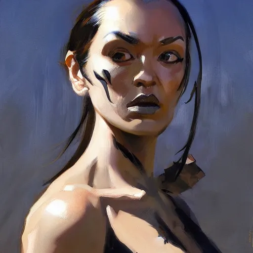 Prompt: greg manchess portrait painting of death looking at a smart phoneoverwatch character, medium shot, asymmetrical, profile picture, organic painting, sunny day, matte painting, bold shapes, hard edges, street art, trending on artstation, by huang guangjian and gil elvgren and sachin teng