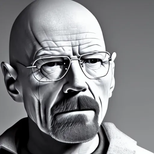 Image similar to walter white as a pile of white flour, photoreal, natural lighting