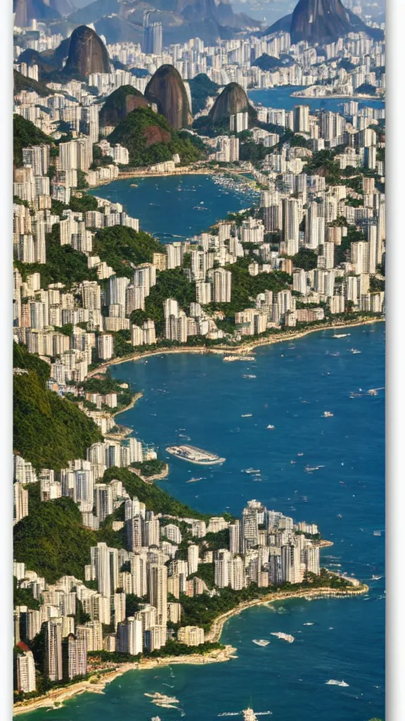 Image similar to Rio de Janeiro, poster by Kerne Erickson