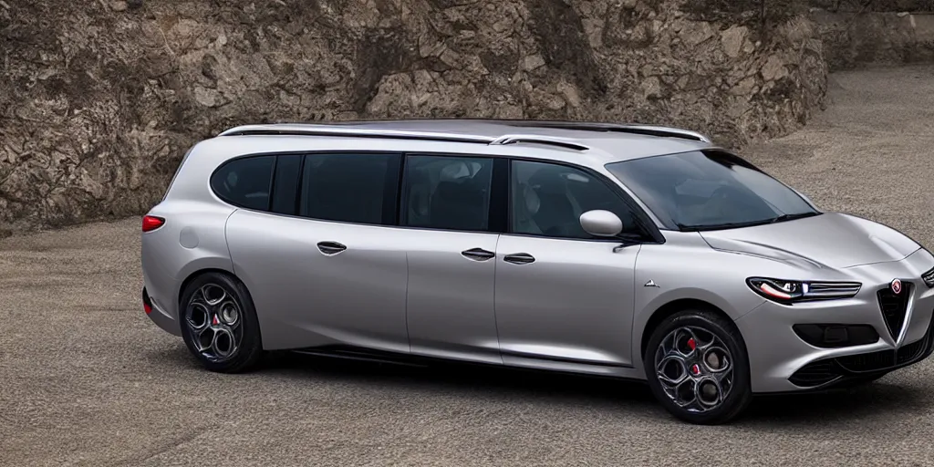 Image similar to 2022 Alfa Romeo Minivan