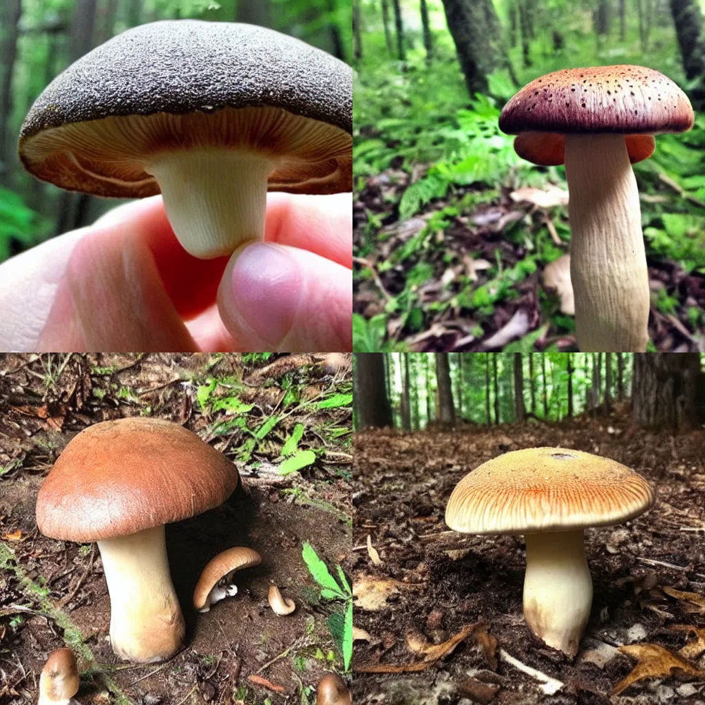 Prompt: I found this mushroom in the forest, what is it?