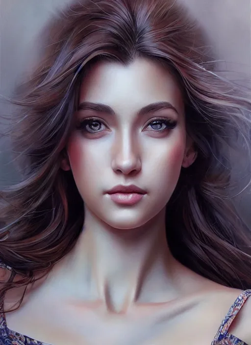 Image similar to full length photo of a gorgeous young woman in the style of stefan kostic, realistic, sharp focus, 8k high definition, insanely detailed, intricate, elegant, art by stanley lau and artgerm