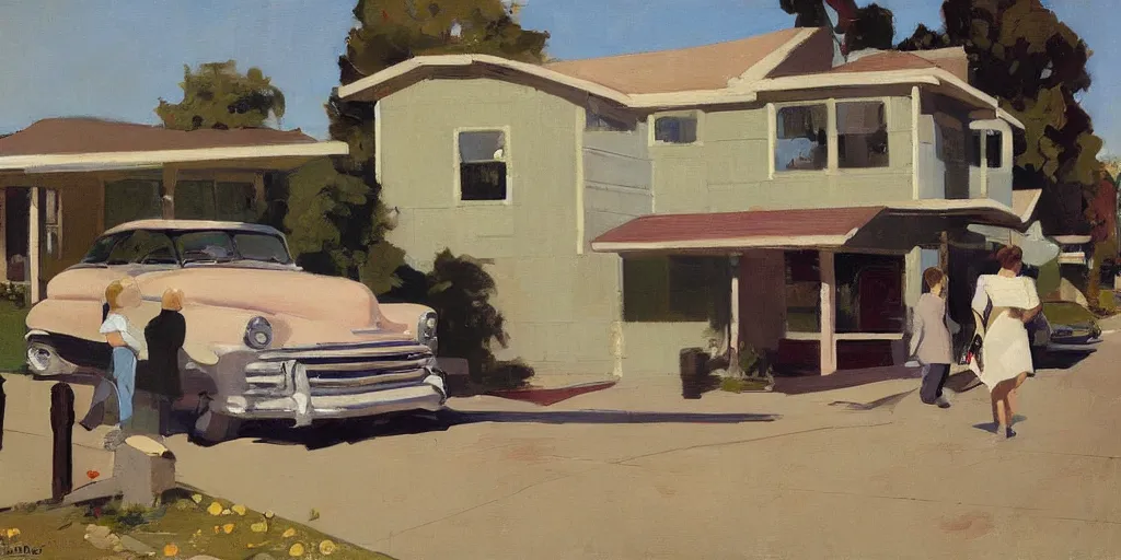 Image similar to us suburbs ben aronson 1950