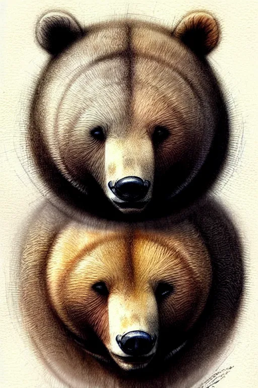 Image similar to !dream ((((( geometric bear face . muted colors.))))) by Jean-Baptiste Monge !!!!!!!!!!!!!!!!!!!!!!!!!!!