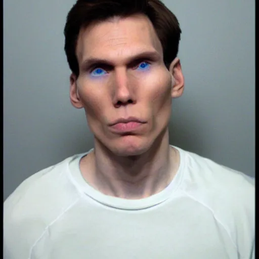 Image similar to jerma mugshot