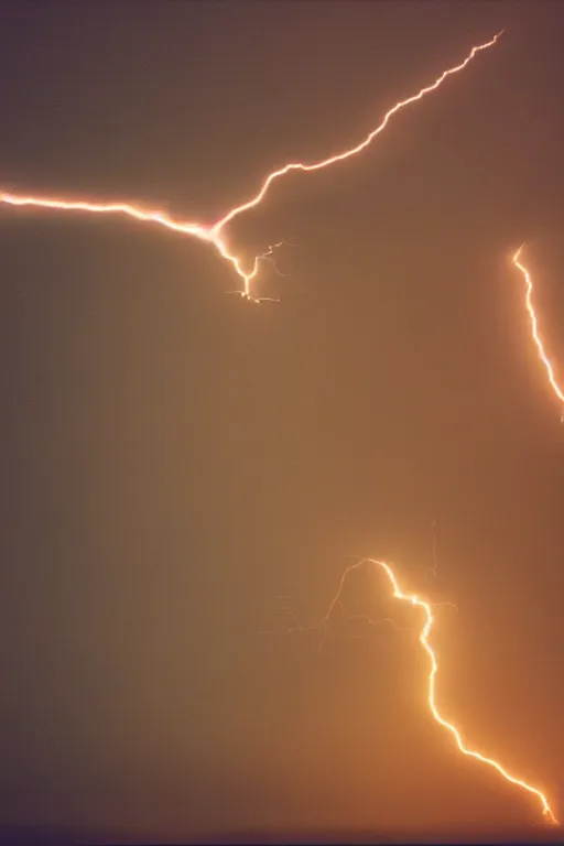 Prompt: cinestill of a huge electricity tornado, scary, intense, storm photography