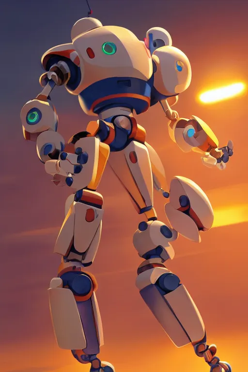 Image similar to metabots medabots medarotto medarot robot minimalist comics, behance hd by jesper ejsing, by rhads, makoto shinkai and lois van baarle, ilya kuvshinov, rossdraws global illumination ray tracing hdr radiating a glowing aura