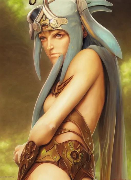 Prompt: portrait of nephenee from fire emblem radiant dawn, painted by boris vallejo and julie bell and luis royo, trending on artstation, D&D, soft lighting, HD, sharp focus, intricate, masterpiece, concept art, character design
