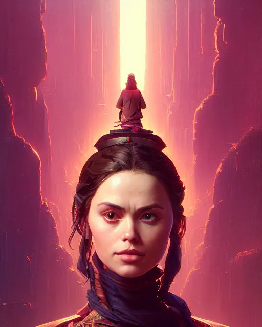 Image similar to highly detailed portrait of padme, stephen bliss, unreal engine, hyperrealistic art by greg rutkowski, loish, rhads, beeple, makoto shinkai and lois van baarle, ilya kuvshinov, rossdraws, tom bagshaw, alphonse mucha, global illumination, detailed and intricate environment