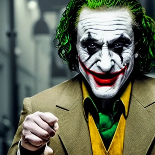 Image similar to film still of Robert Deniro as joker in the new Joker movie