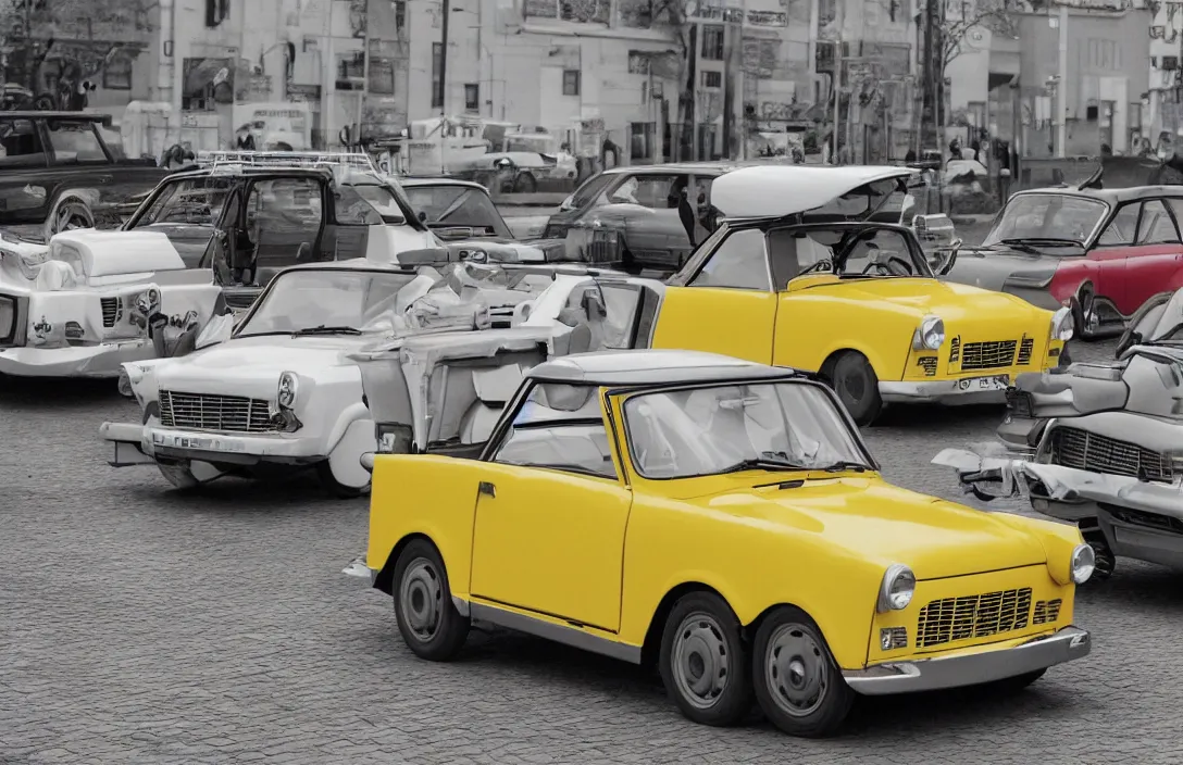 Prompt: Trabant if they brought it back in 2022