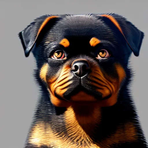 Prompt: ugly hybrid of a Rottweiler dog and a Persian cat, full body, Stunning, volumetric lighting, sharp focus, ultra-detailed, white background, photorealistic, complex, intricate, 3-point perspective, hyper detailed, IMAX quality, cinematic, finely detailed, small details, extra detail, symmetrical, high resolution, 3D, PBR, path tracing, octane render, arnold render, 8k, award-winning, awe-inspiring, ground-breaking, masterpiece , artgem
