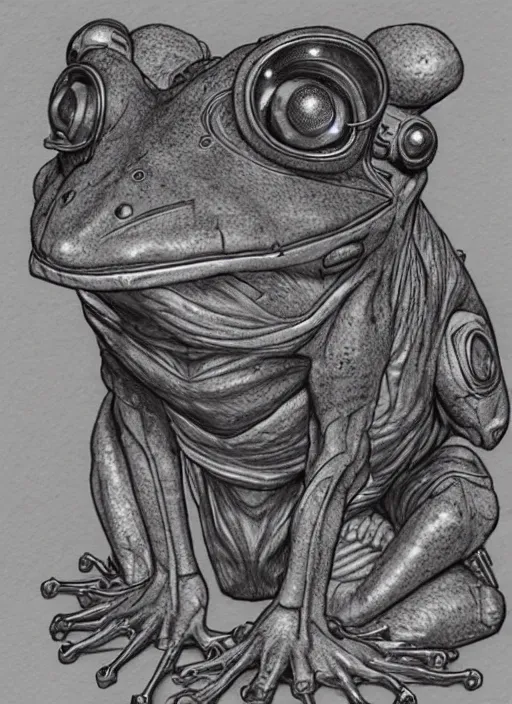 16+ Realistic Frog Drawing