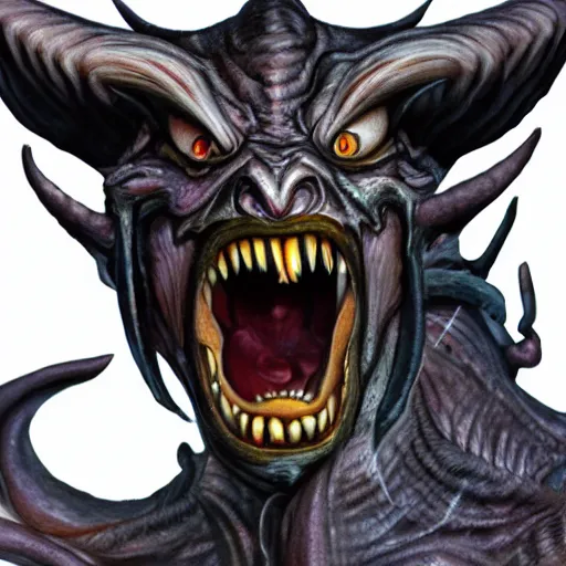 Prompt: a realistic detailed photo of a demon