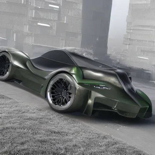 Image similar to khyzyl saleem car : medium size: 7, u, x, y, o medium size form panels: motherboard medium size forms : zaha hadid architecture big size forms: brutalist medium size forms: sci-fi futuristic setting: Ash Thorp car: ultra realistic phtotography, keyshot render, octane render, unreal engine 5 render , high oiled liquid glossy specularity reflections, ultra detailed, 4k, 8k, 16k: blade runner 2049 color colors : cinematic, high contrast: tilt shift: sharp focus