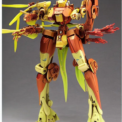 Image similar to futuristic nymphaea mecha waterlily upper body flower claws, sepals forming helmet, floral details, nymphaea, 8 k hd resolution, barbatos gundam with floral inlay, bandai box art, star wars, makoto kobayashi, frank gehry, raymond swanland