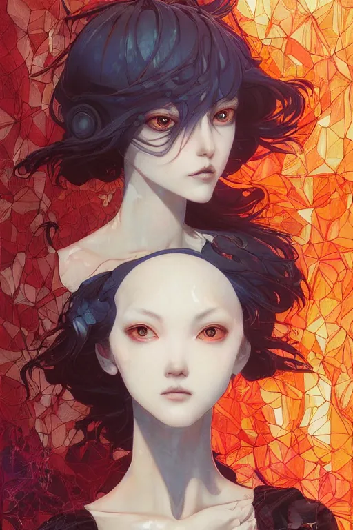 Image similar to beautiful girl, soft light painted by james jean and katsuhiro otomo and erik jones, inspired by evangeleon anime, smooth face feature, intricate oil painting, high detail illustration, sharp high detail, manga and anime 1 9 9 9