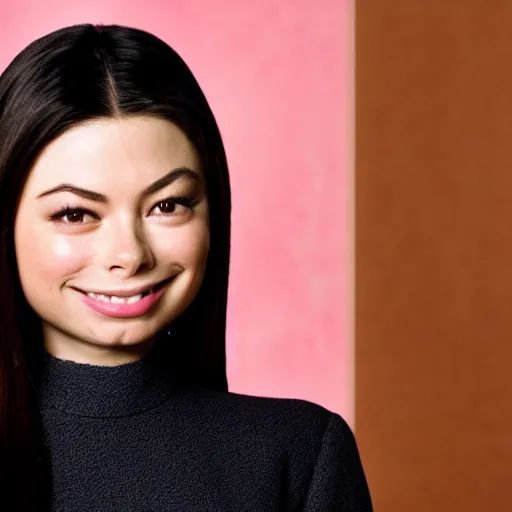 Image similar to Miranda Cosgrove as Meilin Lee in disney turning red live action, 8k full HD photo, cinematic lighting, anatomically correct, oscar award winning, action filled, correct eye placement,