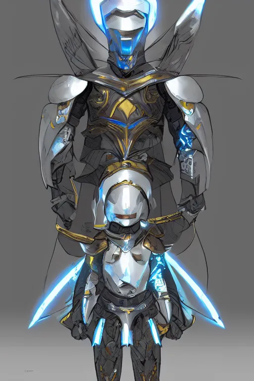 Image similar to helmet armor guardian destiny in witch queen illumination ray tracing hdr fanart arstation by sung choi robot ninja mask and eric pfeiffer and gabriel garza and casper konefal