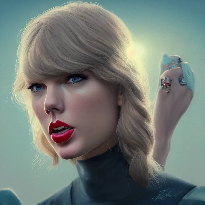 Image similar to portrait of taylor swift as a joe biden. intricate artwork. by tooth wu, wlop, beeple, dan mumford. octane render, trending on artstation, greg rutkowski very coherent symmetrical artwork. cinematic, hyper realism, high detail, octane render, 8 k, iridescent accents