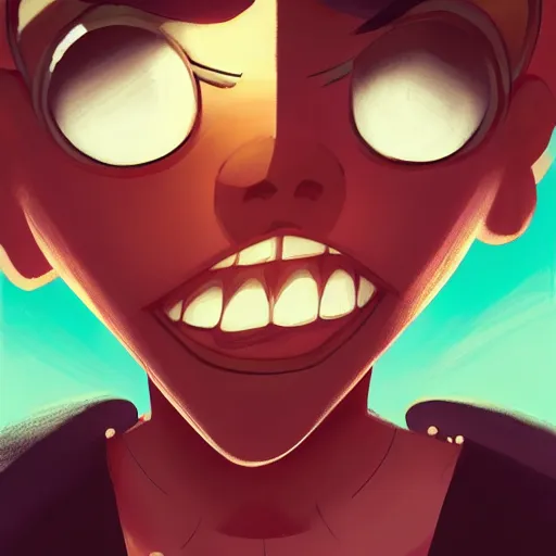 Image similar to face icon stylized minimalist the grim adventures of billy and mandy, loftis, cory behance hd by jesper ejsing, by rhads, makoto shinkai and lois van baarle, ilya kuvshinov, rossdraws global illumination