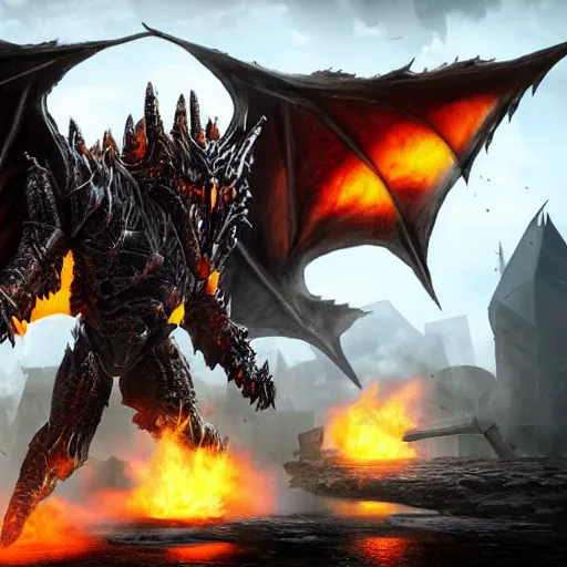 Image similar to 8 k deathwing dragon