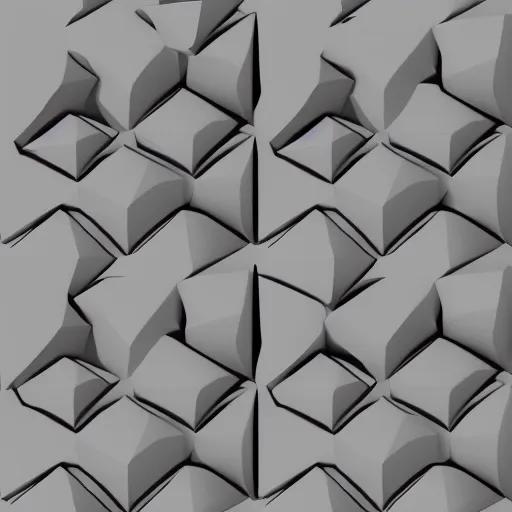 Image similar to 3 d render of a voronoi hearth, seen from different angles