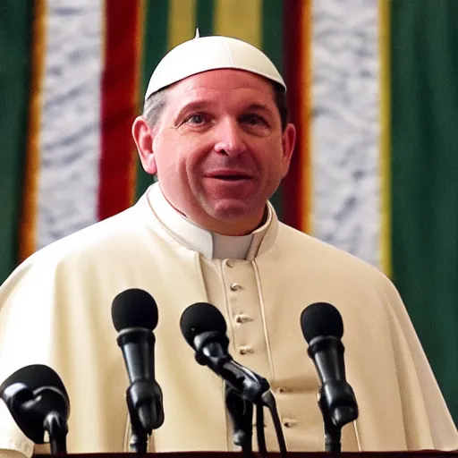 Image similar to Ron DeSantis as the Pope