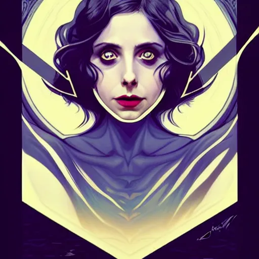 Prompt: in the style of joshua middleton, beautiful alison brie magician, black magic spells, creepy pose, bioshock, spooky, symmetrical face symmetrical eyes, three point lighting, detailed realistic eyes, aquapunk, insanely detailed and intricate elegant, artgerm, underwater home