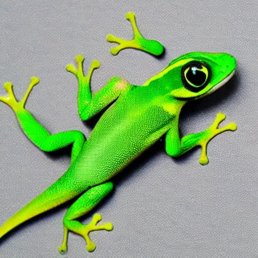 Image similar to moko kakariki green gecko naultinus grayii sticker