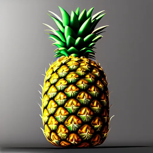 Image similar to the pineapple king, realistic, hdr, clear image, hdd, rtx on, dynamic lighting,