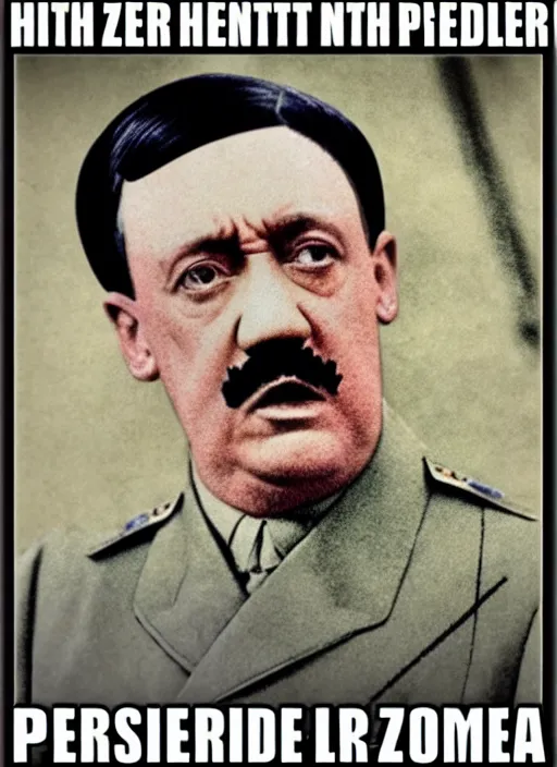 Image similar to hitler the zombie became president of russia