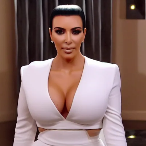 Prompt: Screenshot of Kim Kardashian, from The Kardashians (2022 TV Show)