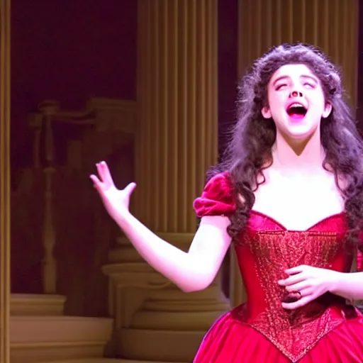 Image similar to christine daae singing all i ask of you