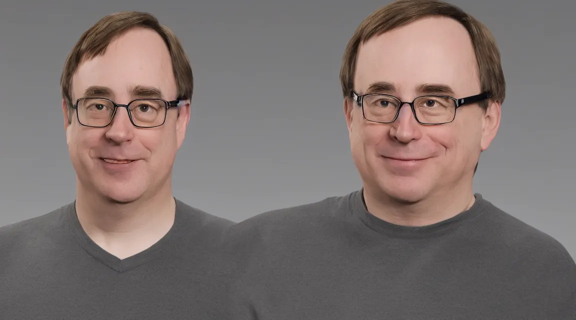 Image similar to vinil scale figure of Linus Torvalds, photo product