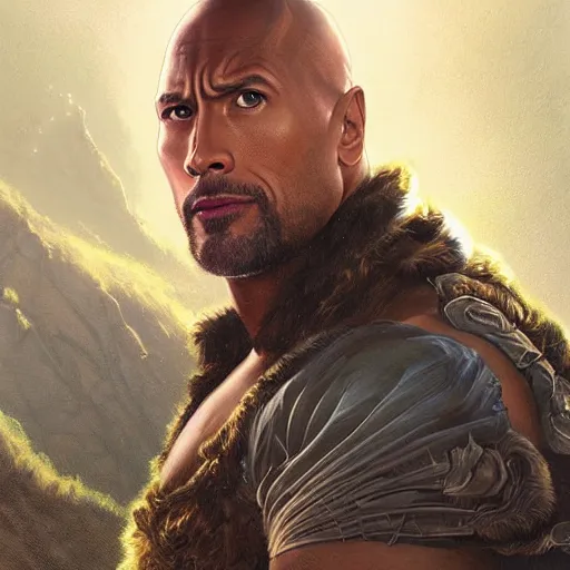 Prompt: Dwayne Johnson and Ryan Gosling Save the World, fantasy, intricate, elegant, highly detailed, digital painting, artstation, concept art, smooth, sharp focus, illustration, art by artgerm and greg rutkowski and alphonse mucha