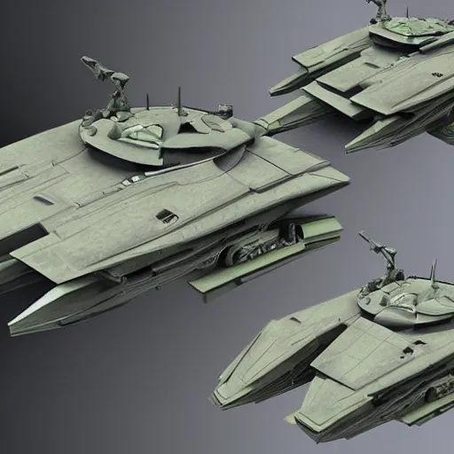 Image similar to futuristic military sci fi stealth tank concept art, 3d model, art station