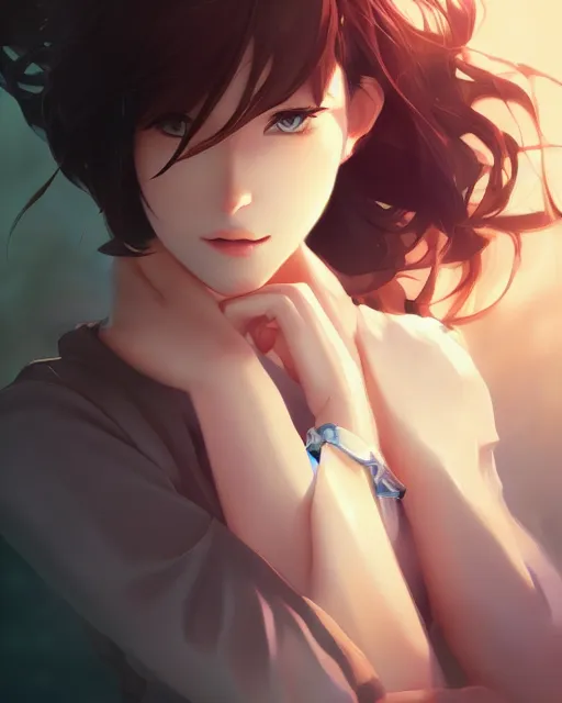 Prompt: a sophisticated woman, full shot, atmospheric lighting, detailed face, by makoto shinkai, stanley artgerm lau, wlop, rossdraws