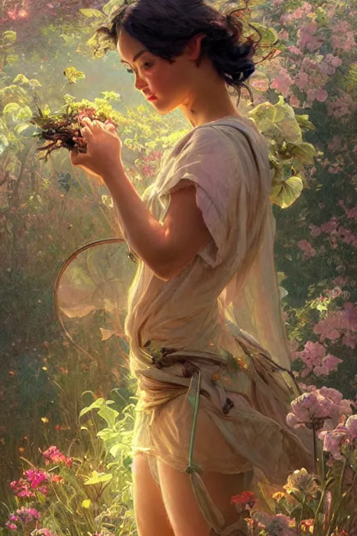 Prompt: 🌌🧚🏽‍♀️ ::3, by Stanley Artgerm Lau, greg rutkowski, thomas kindkade, alphonse mucha, loish, norman Rockwell,