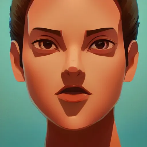 Image similar to face icon stylized minimalist casablanca, loftis, cory behance hd by jesper ejsing, by rhads, makoto shinkai and lois van baarle, ilya kuvshinov, rossdraws global illumination