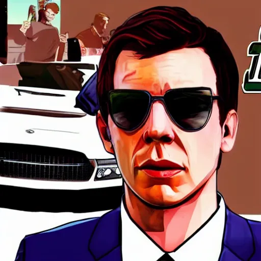 Image similar to Rubius in gta v style